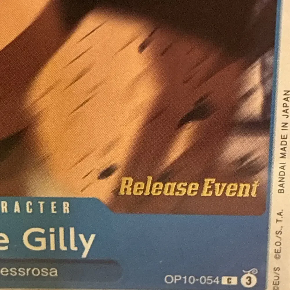 Promo Blue Gilly - OP10-054 - Royal Blood - One Piece TCG - Eng - Release event